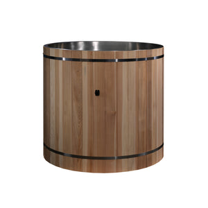 Golden Design Dynamic Cold Therapy Cedar Barrel Spa – Stainless Steel (Tub Only) DCT-B-042-SSPC