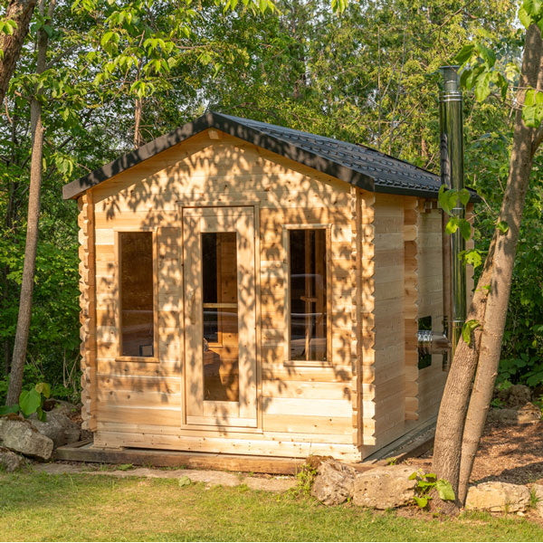 Dundalk Canadian Timber CT Georgian Cabin Sauna with Changeroom CTC88CW