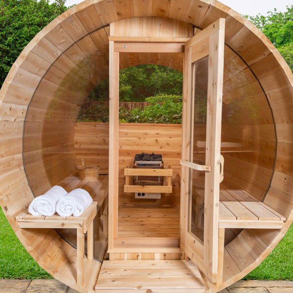 Dundalk Canadian Timber Tranquility Barrel Sauna CTC2345E