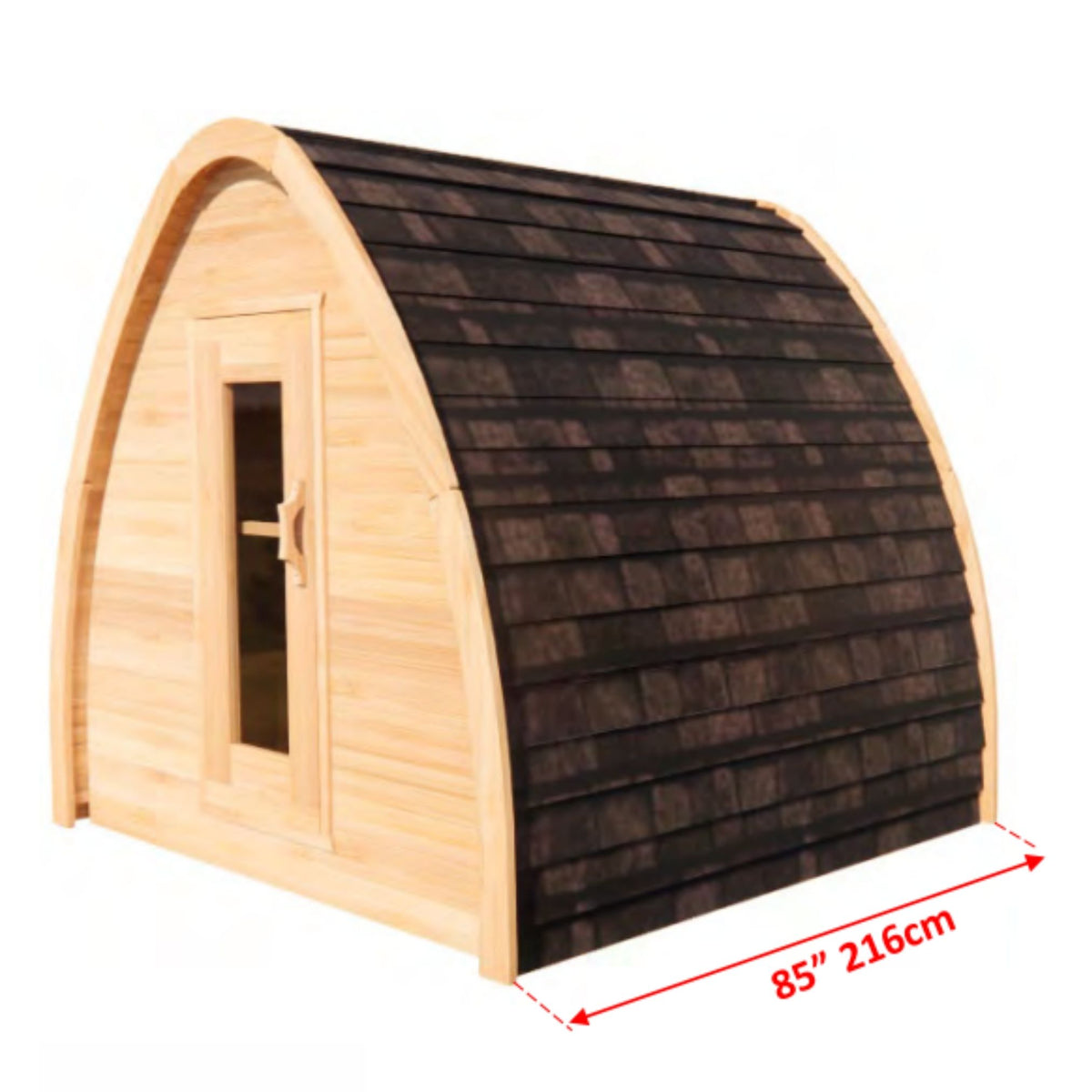 Dundalk Canadian Timber CT MiniPOD Sauna CTC77MW