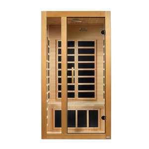 Dynamic Gracia Elite 1-2-person Ultra Low EMF (Between 3-5MG) FAR Infrared Sauna (Canadian Hemlock) DYN-6119-01 Elite