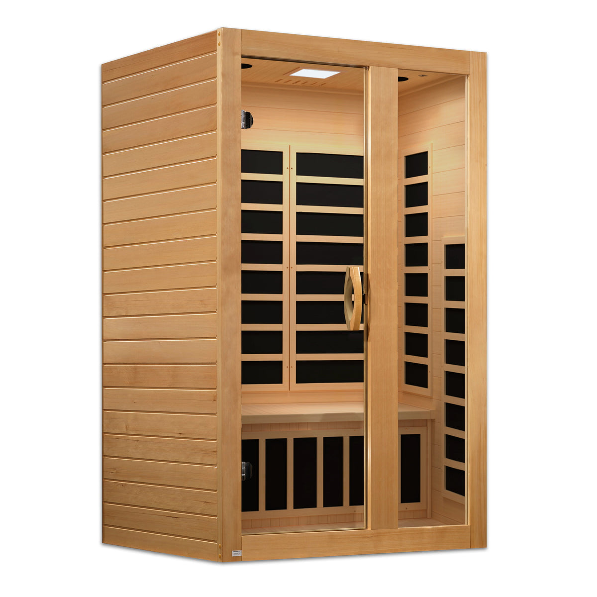 Dynamic Serena 2-person Low EMF (Between 5-10MG) FAR Infrared Sauna (Canadian Hemlock) DYN-6229-01