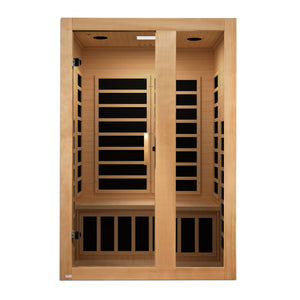 Dynamic Serena 2-person Low EMF (Between 5-10MG) FAR Infrared Sauna (Canadian Hemlock) DYN-6229-01
