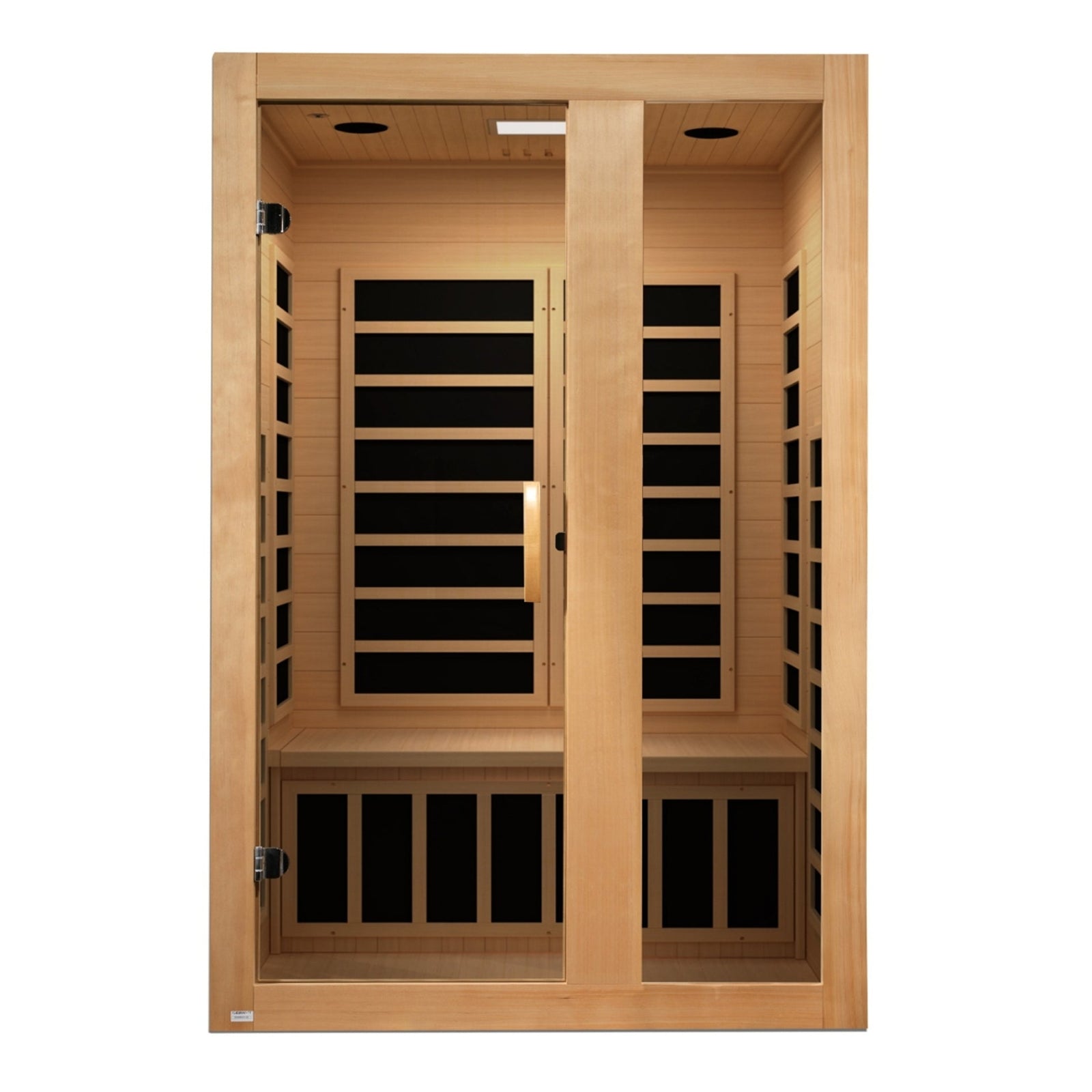 Dynamic Serena Elite 2-person Ultra Low EMF (Between 3-5MG) FAR Infrared Sauna (Canadian Hemlock) DYN-6229-01 Elite