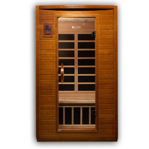 Dynamic Versailles Elite 2-person Ultra Low EMF (Between 3-5MG) FAR Infrared Sauna (Canadian Hemlock) DYN-6202-03 Elite