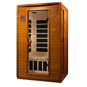 Dynamic Versailles Elite 2-person Ultra Low EMF (Between 3-5MG) FAR Infrared Sauna (Canadian Hemlock) DYN-6202-03 Elite