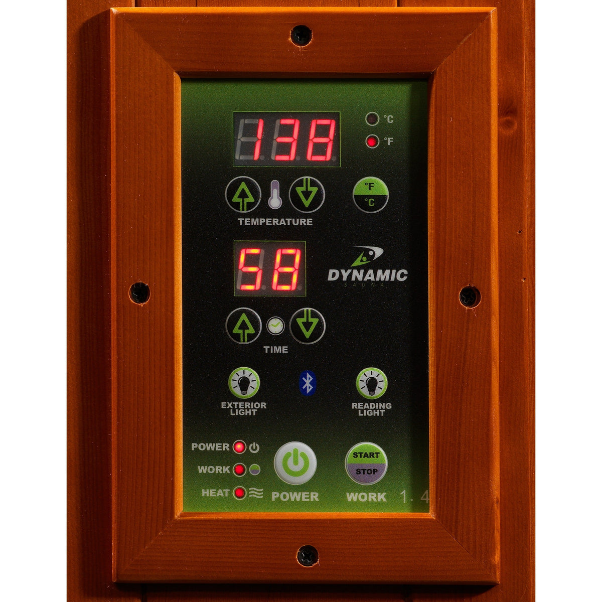 Dynamic Versailles Elite 2-person Ultra Low EMF (Between 3-5MG) FAR Infrared Sauna (Canadian Hemlock) DYN-6202-03 Elite