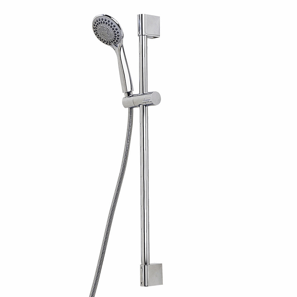 Ella's Bubbles 24″ Hand Shower Slide Bar & Leak Elimination (5′ Hose & Coupling Kit) SB5HL