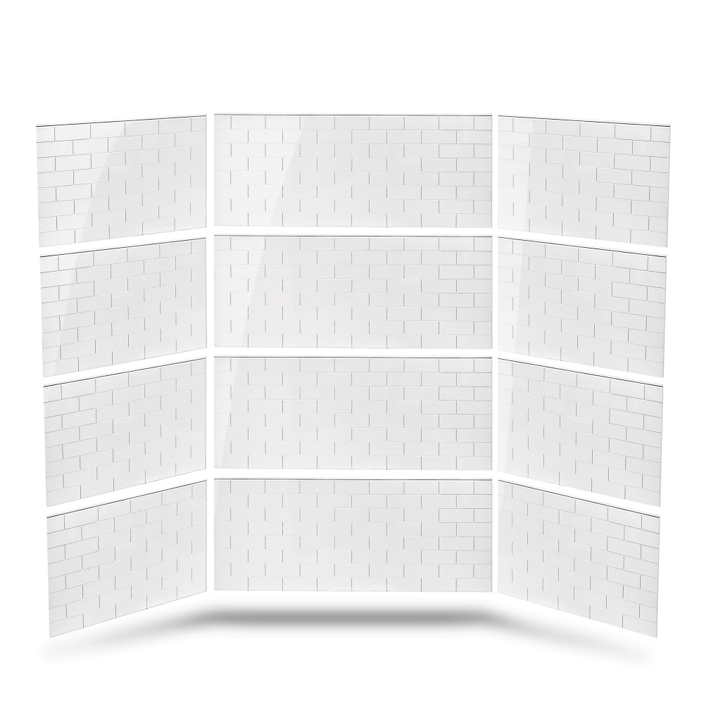 Ella's Bubbles 36"x 60"x 48" SMC 6-Piece Shower Wall Panels SW6SMC