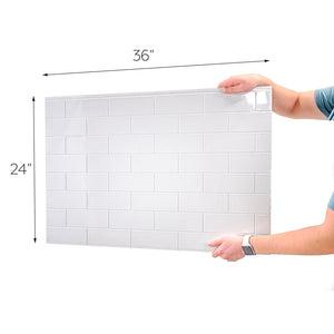 Ella's Bubbles 36"x 60"x 48" SMC 6-Piece Shower Wall Panels SW6SMC