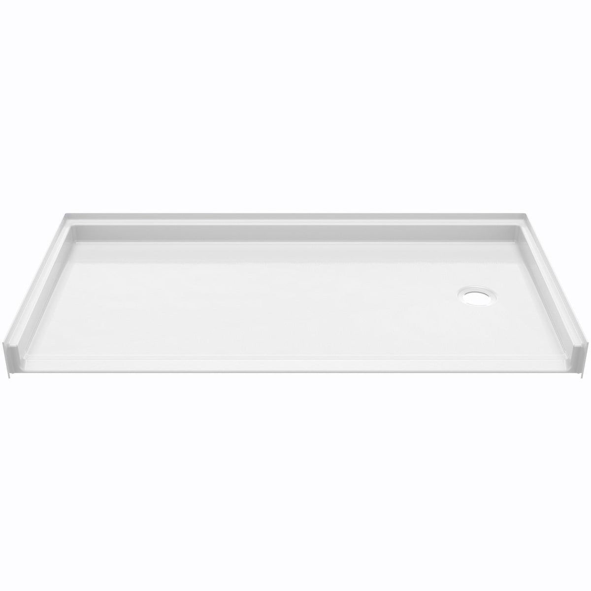 Ella's Bubbles “60″ × 30″ Roll‑In Wheelchair Accessible Shower Base – Left/Right Drain ELB6030 BF 1.0