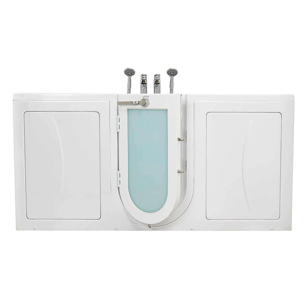 Ella's Bubbles Big4Two 36"x80" Hydro + Air Massage with Independent Foot Massage Acrylic Two Seat Walk-In-Bathtub with Two Ella 2pc Faucets TO2SA3680