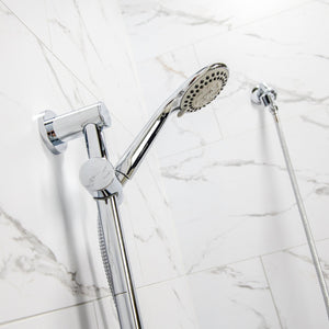 Ella's Bubbles Handheld Shower Arm and 24” Slider Attachment 4 Piece Kit HSAS