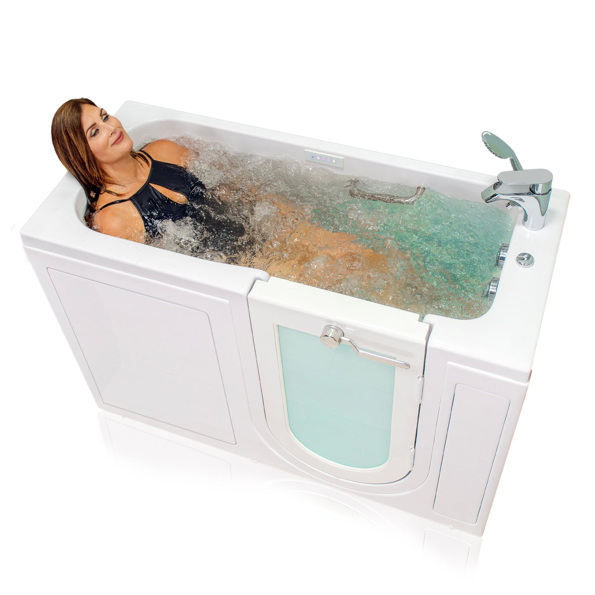 Ella's Bubbles Lounger 27"x60" Acrylic Walk-In Bathtub with 2 Piece Fast Fill Faucet OA2660