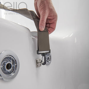 Ella's Bubbles Mount & Clip Seat Belt for Walk‑In Tub Stability or Molded Shower Seat