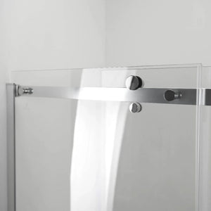 Ella's Bubbles Primo 48″ × 78″ 8 mm Tempered Glass Sliding Door PRIMO-8-48