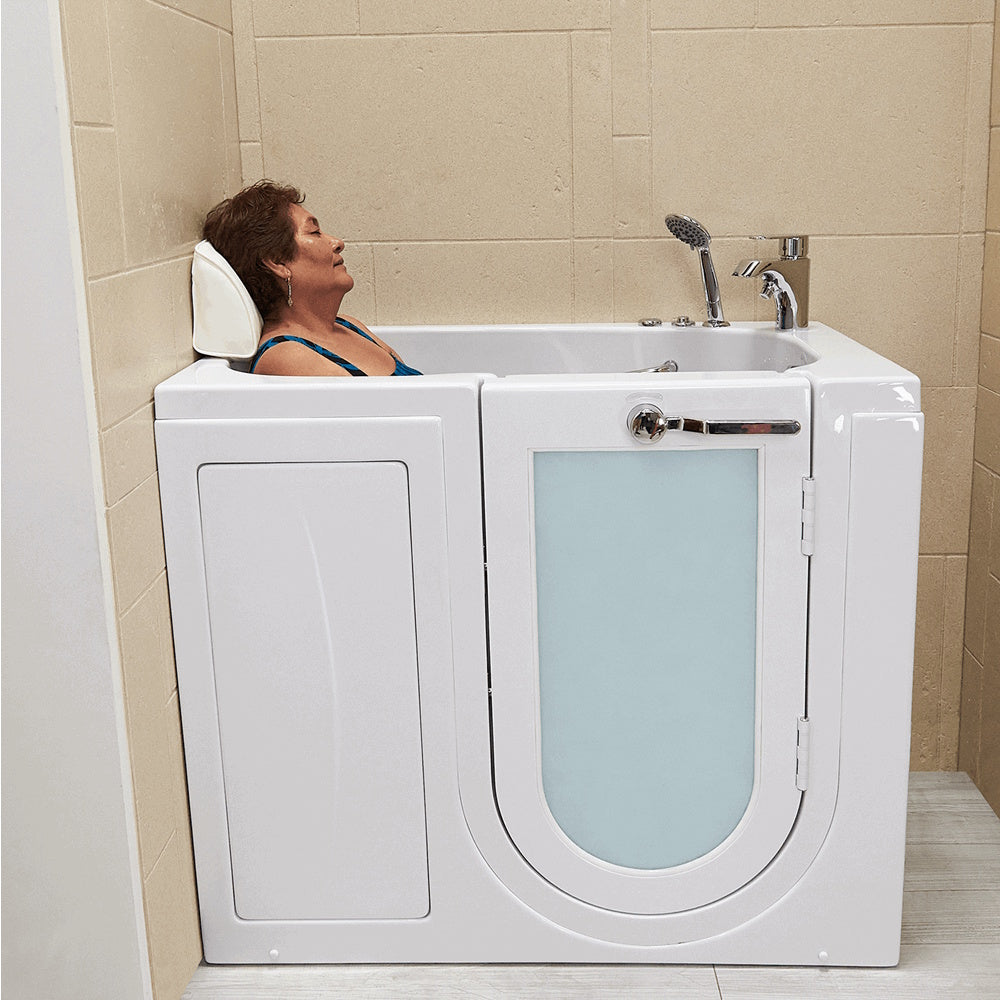 Ella's Bubbles Small 10″ x 7.5″ Head Pillow with 2-Suction-Cups for Walk-In Bathtubs EHEADRESTSM