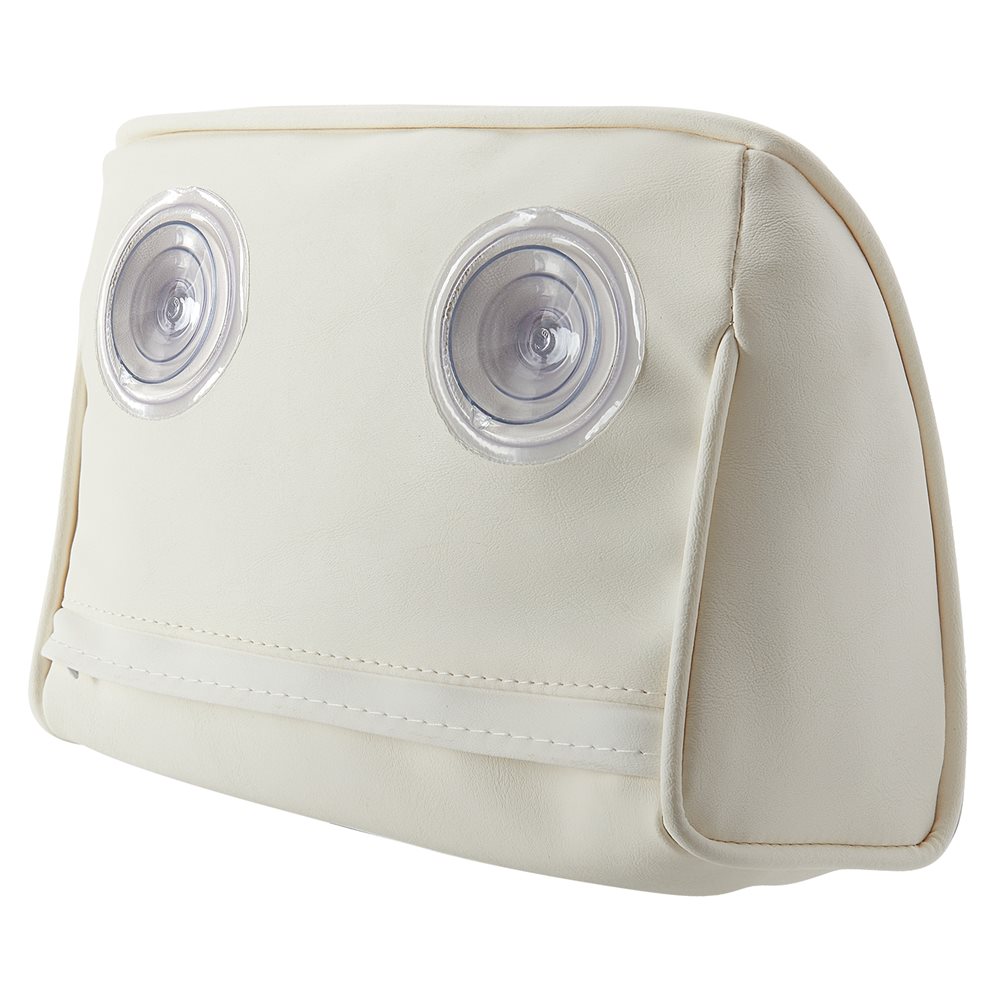 Ella's Bubbles Small 10″ x 7.5″ Head Pillow with 2-Suction-Cups for Walk-In Bathtubs EHEADRESTSM