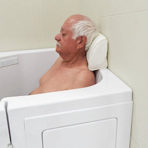 Ella's Bubbles Small 10″ x 7.5″ Head Pillow with 2-Suction-Cups for Walk-In Bathtubs EHEADRESTSM