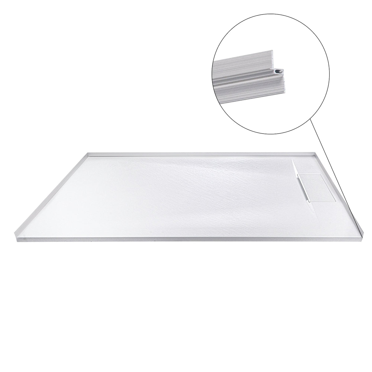 Ella’s Bubbles 36″ x 60″ Low Profile Reversible SMC Shower Pan SMC6036W