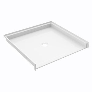 Ella's Bubbles “48″ × 37″ Roll‑In Wheelchair Accessible Shower Pan – Center Drain ELB4836 BF .875 C