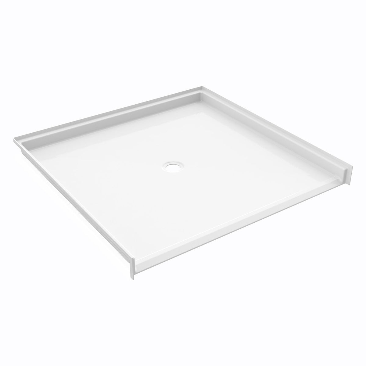 Ella's Bubbles “50.25 x 50.125″ Roll-in Barrier Free Shower Base – Center Drain ELB5050 BF 1.0 C