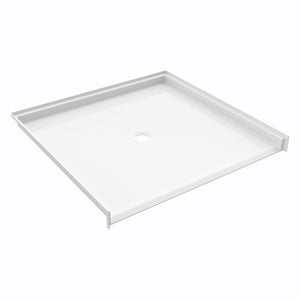 Ella's Bubbles “50.25 x 50.125″ Roll-in Barrier Free Shower Base – Center Drain ELB5050 BF 1.0 C