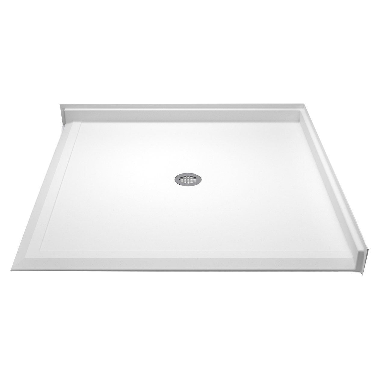 Ella's Bubbles “50″ × 50″ Roll-in ADA Compliant Shower Base 50×50 – Center Drain ELB4848 BF DE C