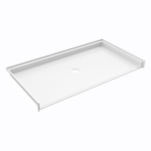 Ella's Bubbles “60″ × 30″ ADA Roll‑In Wheelchair Accessible Shower Base – Center Drain ELB6030 BF .75 C