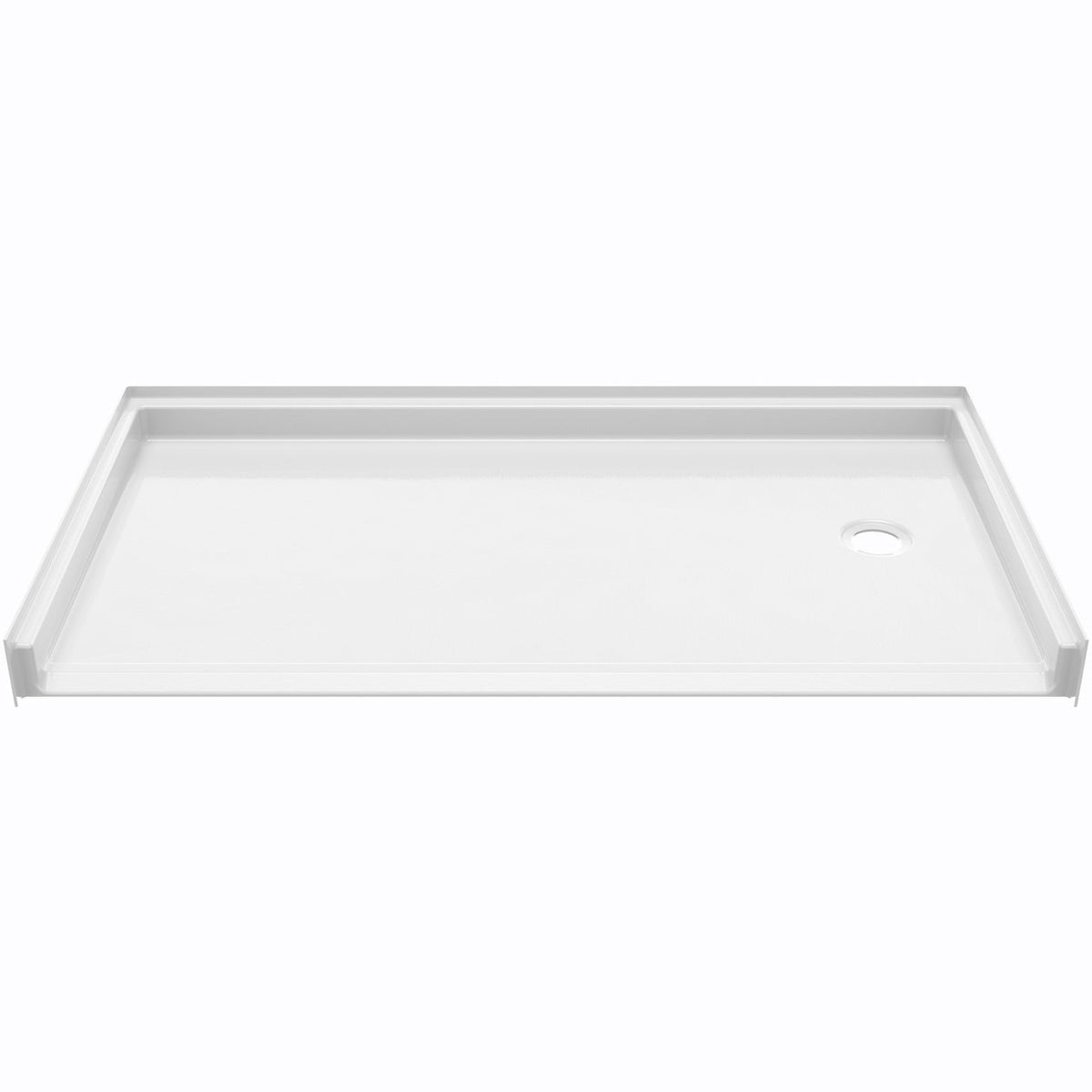 Ella's Bubbles 60″ × 32″ Roll‑In Wheelchair Accessible Shower Pan – Left/Right Drain ELB6033 BF 1.0