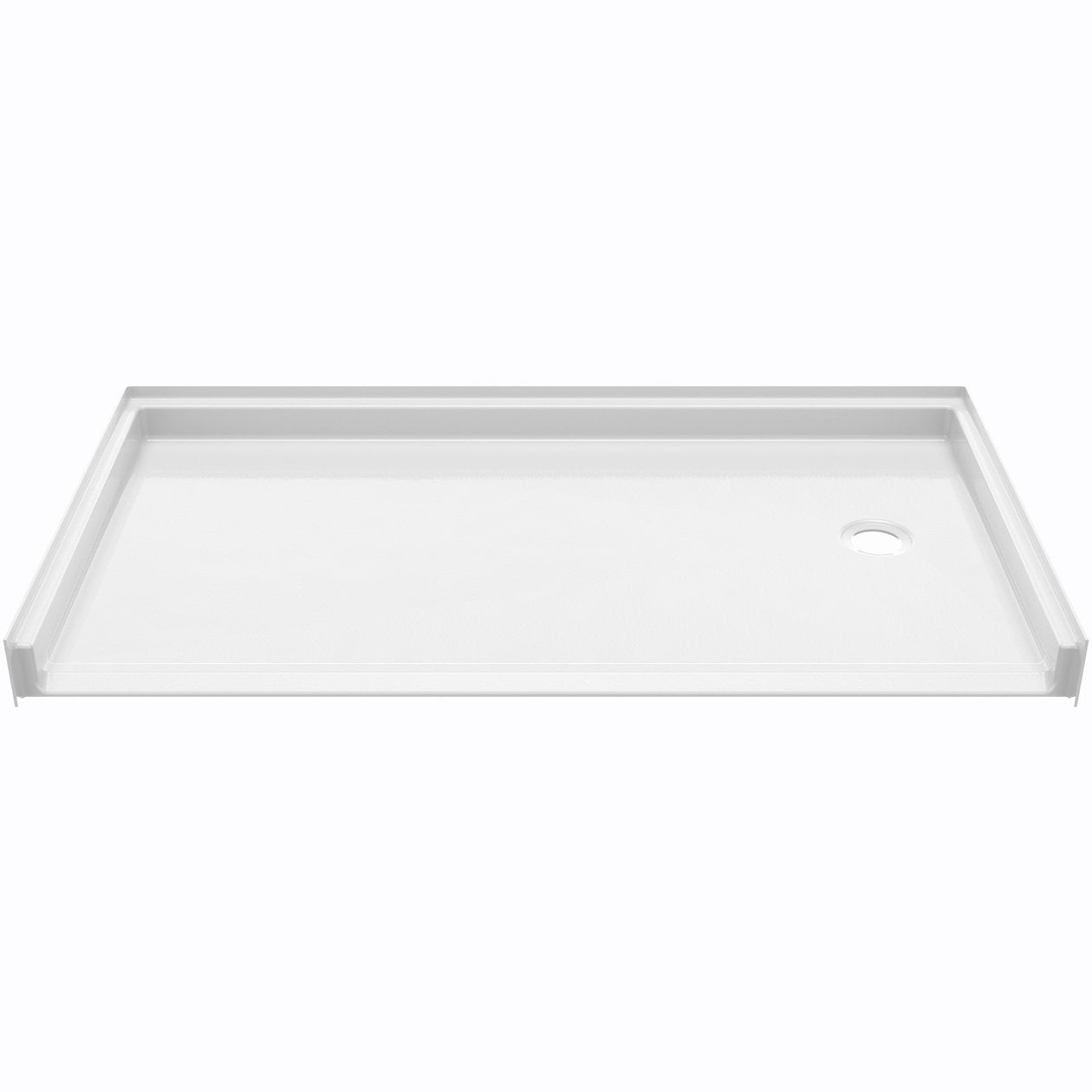 Ella's Bubbles 60″ × 32″ Roll‑In Wheelchair Accessible Shower Pan – Left/Right Drain ELB6033 BF 1.0