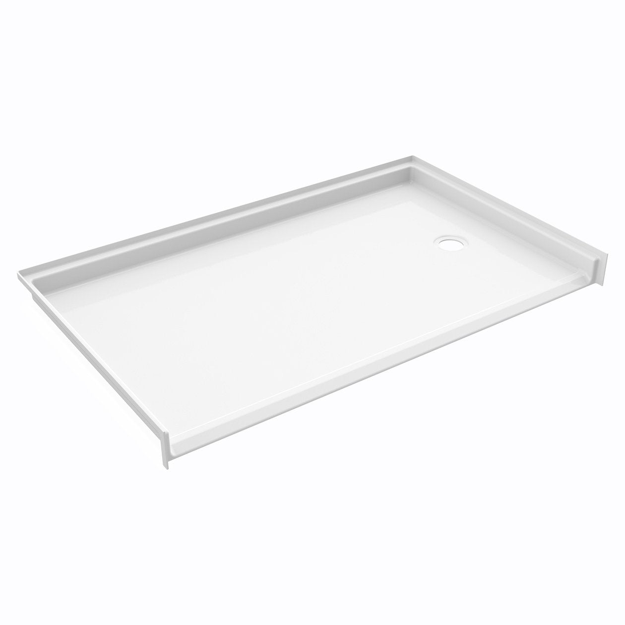 Ella's Bubbles 60″ × 36″ Roll‑In Wheelchair Accessible Shower Base – Left/Right Drain ELB6036 BF 1.0