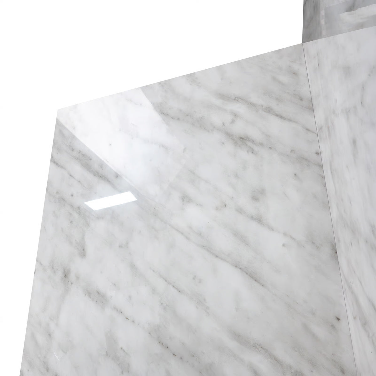Ella's Bubbles 36.5″ x 48″ x 60″ Carrara Marble Walk-In Tub Surround Wall Kit 4PFWS-CM