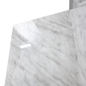 Ella's Bubbles 36.5″ x 48″ x 60″ Carrara Marble Walk-In Tub Surround Wall Kit 4PFWS-CM
