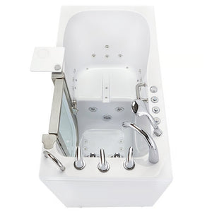 Ella's Bubbles Deluxe Walk-In Tub 30″x55″ (76.2x140cm) Dual Drain Technology HA305