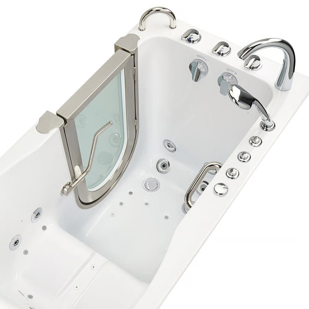 Ella's Bubbles Deluxe Walk-In Tub 30″x55″ (76.2x140cm) Dual Drain Technology HA305