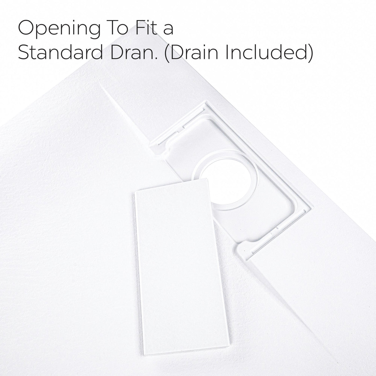 Ella’s Bubbles 32″ × 60″ Low‑Profile Reversible SMC Shower Pan SMC6032W