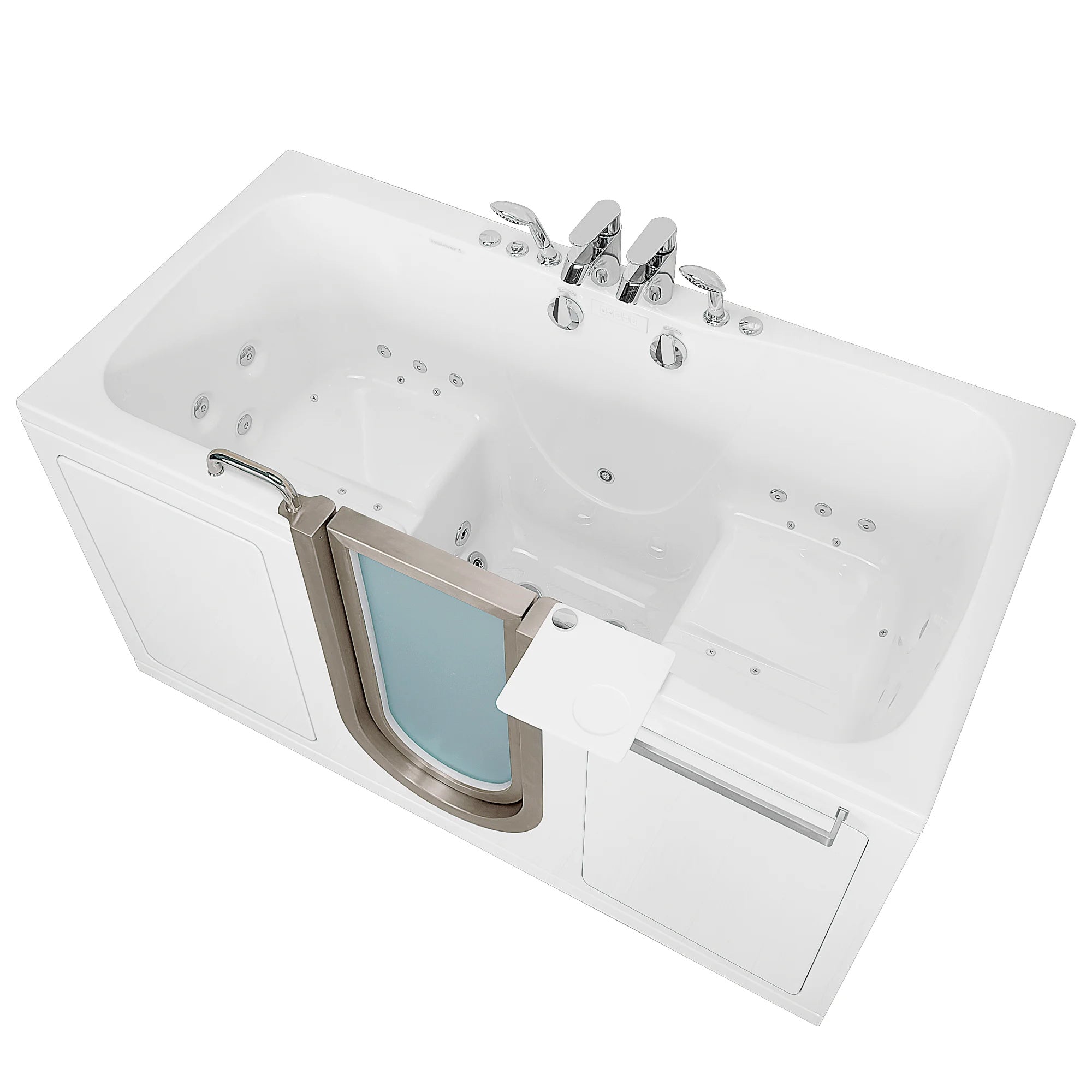 Ella's Bubbles Escape Acrylic Two Seat Walk-In Tub 36″x72″ Dual Drain Technology