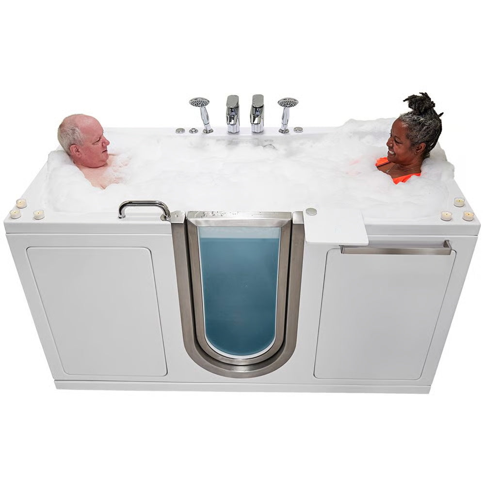 Ella's Bubbles Escape Acrylic Two Seat Walk-In Tub 36″x72″ Dual Drain Technology
