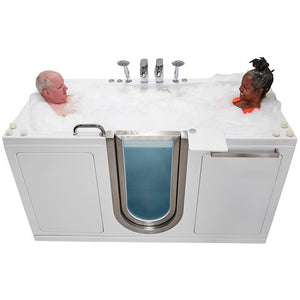Ella's Bubbles Escape Acrylic Two Seat Walk-In Tub 36″x72″ Dual Drain Technology