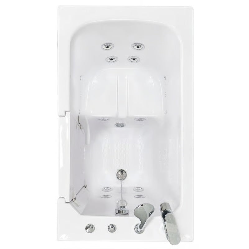 Ella's Bubbles Flow 28″x48″ Acrylic Hydro Therapy Massage Walk In Bathtub E28248