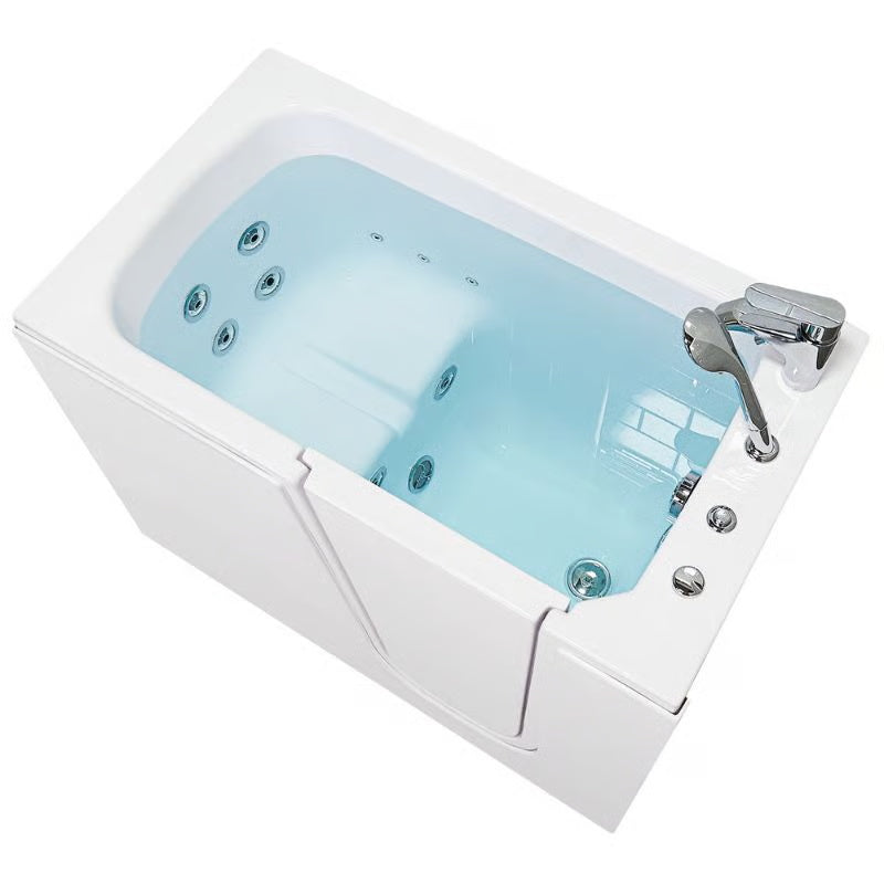 Ella's Bubbles Flow 28″x48″ Acrylic Hydro Therapy Massage Walk In Bathtub E28248