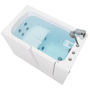 Ella's Bubbles Flow 28″x48″ Acrylic Hydro Therapy Massage Walk In Bathtub E28248