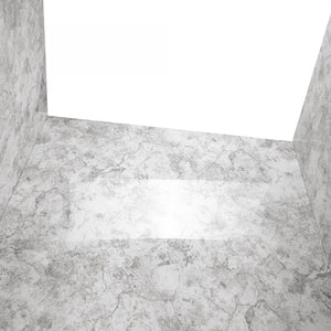 Ella's Bubbles 40″ x 52.5″ x 60″ Glacier Grey Walk-In Tub Surround Wall Kit 4PFWS-GG