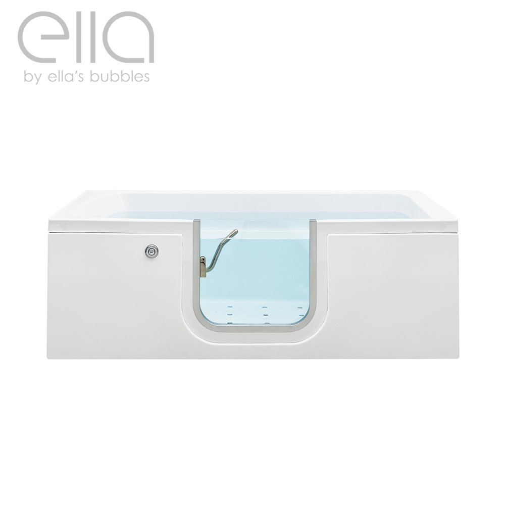 Ella's Bubbles Laydown 30x60 Walk in Bathtub with Drain LA3060