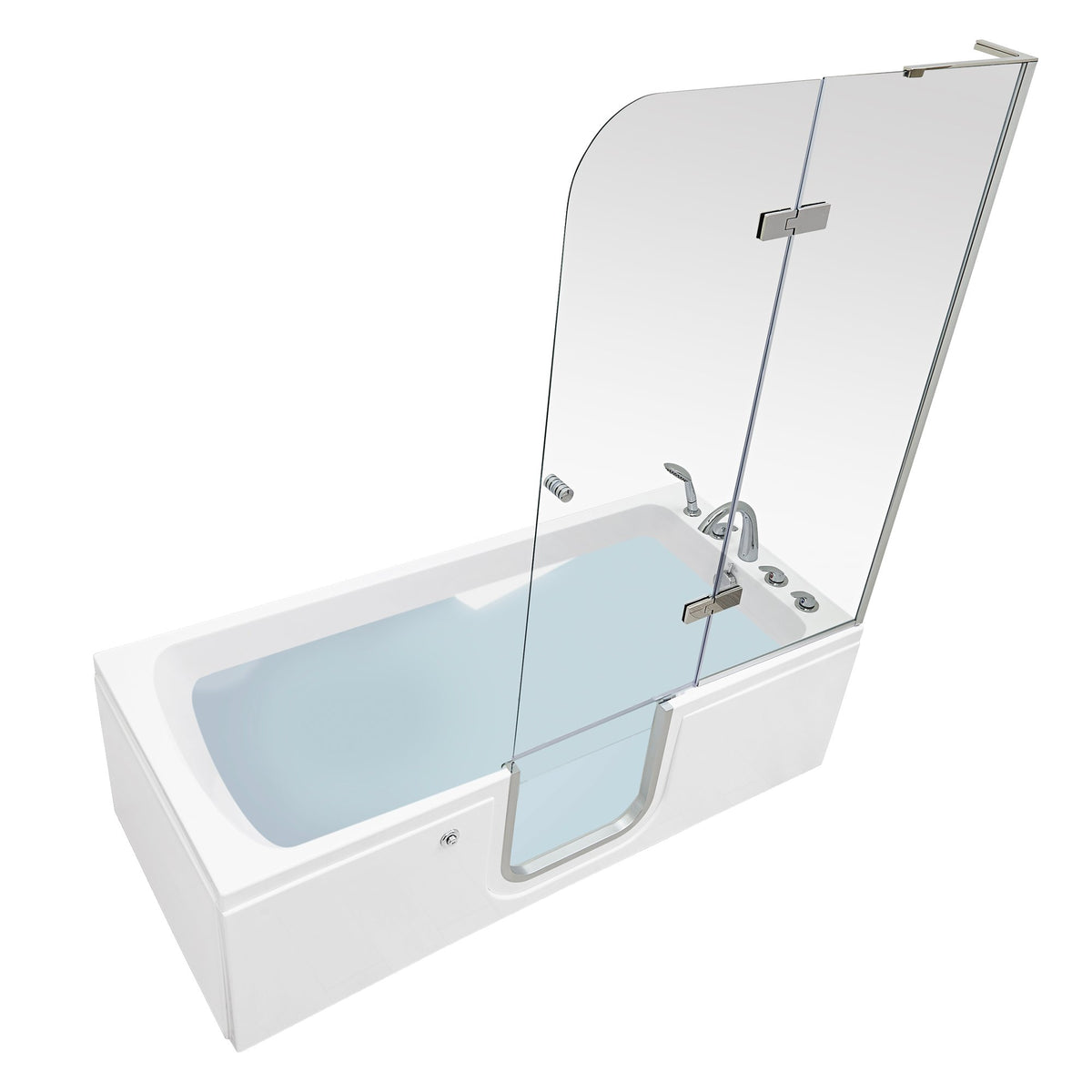 Ella's Bubbles Laydown 32x72 Walk-In Tub with Shower Screen LA3272
