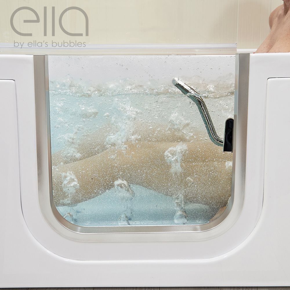 Ella's Bubbles Laydown 32x72 Walk-In Tub with Shower Screen LA3272