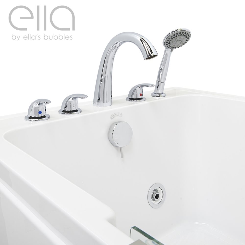Ella's Bubbles Laydown 32x72 Walk-In Tub with Shower Screen LA3272