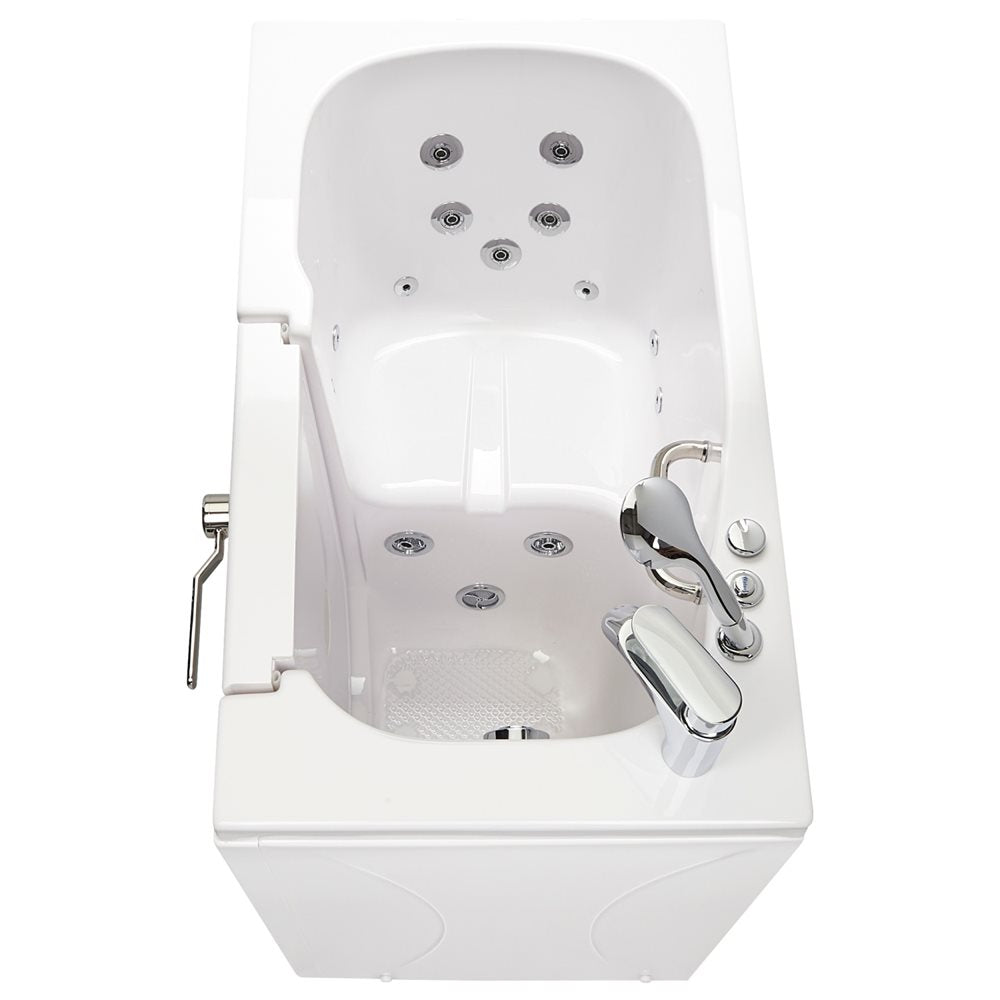 Ella's Bubbles Mobile 26"x45 Acrylic Walk-In Bathtub with Swing Door, 2 Piece Fast Fill Faucet, 2"  Drain OA2645