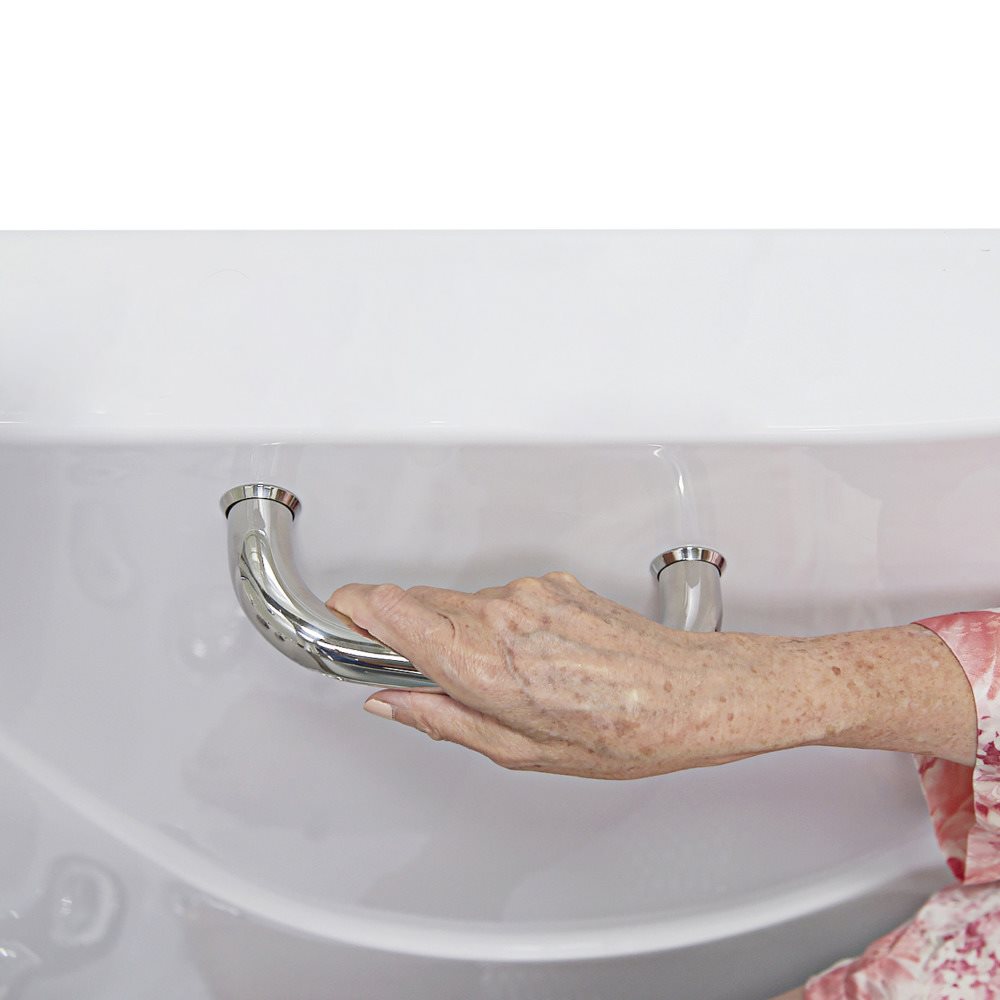 Ella's Bubbles Mobile 26"x45 Acrylic Walk-In Bathtub with Swing Door, 2 Piece Fast Fill Faucet, 2"  Drain OA2645